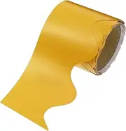 DOITOOL Border Decorative Paper Pastel Borders Classroom Bulletin Christmas Bulletin Board Border Wallpaper Bulletin Frame Decor Felt Bulletin Board Posters Line Dot Trim Yellow Paper Jam
