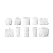 10 Pcs Bubble Candle Molds Funny DIY Candle Making Molds W2W48780