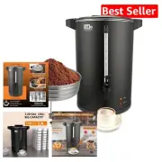Heavy-Duty 110-Cup Coffee Maker - Durable 20L Percolator with Non-Drip Faucet