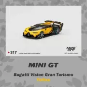 MINI GT 1:64 Bugatti Vision Gran Turismo Yellow LHD Car in box