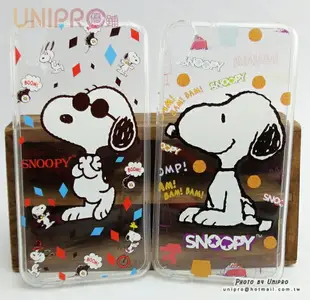 【UNIPRO】HTC Desire820 史努比 SNOOPY 透明 TPU 手機殼 保護套 軟殼