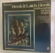 Vogart Crafts Style # 4811 Galleon Hook-it Latch Hook Wall hanging Picture Rug