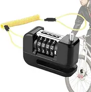 Brake Disc Lock | E-Bike Security Wheel Disc Locks with Combination,Waterproof Locking System, Riding Safety Gear for E-Bikes Bicycles Motorcycles