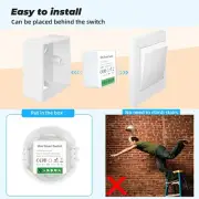 Mini WiFi Smart Switch for Concealed Boxes Simplify Your Switching Experience