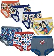 Disney Boy's Mickey Mouse Pants Baby and Toddler Potty Training Underwear (7-Pack)