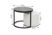 FRANK Nested Side Table And Stool