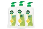 Dettol Profresh Shower Gel Body Wash Citrus Burst 950ml x 3 Pack