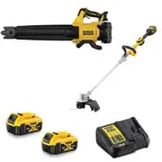 DEWALT 18V Brushless 2 Piece 2 x 5.0Ah Combo Kit DCZ241P2-XE