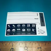 VINTAGE NEW OLD STOCK STICKERS MAXELL Hi 8 Videotape CASSETTE 8MM LABEL STICKER