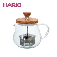 在飛比找樂天市場購物網優惠-《HARIO》橄欖木濾壓茶壺 450ml TEO-45-OV