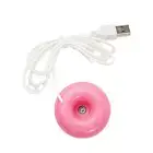 Mini USB Donut Humidifier Float Ultrasonic Mist Makers Home C6T5 Diffuser D3J6