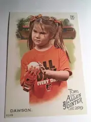 2019 Topps Allen & Ginter 5x7 Hailey Dawson First Pitch Celebrity 154 05/49