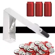 Heavy Duty Wall Mounted Can Crusher White Can Crushers for Recycling Compactor