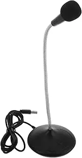 Angoily Game Live Microphone Black Microphone Headset Microphone Wired Over Ear Headphones Earphones Wired Rust Removal Brush Wire Brush External Microphone Scrubber Wire Brush Plastic