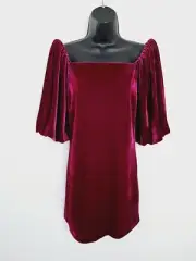 Rebecca Minkoff Dress XS Fuschia Velvet Vienne Lined NEW c