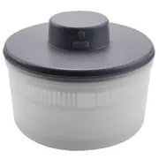 Electric Salad Spinner-Lettuce Vegetable Dryer, USB Rechargeable, Quick Drying Lettuce Fruit Spinner Material Bowl gray white