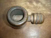 Vintage "Connoisseur" ITALIAN WALNUT NUT CRACKER w/ Wooden Screw