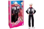 Barbie - The Movie Collectible Ken Doll Wearing Black And White Western Outfit - Mattel