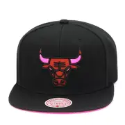 Mitchell & Ness Chicago Bulls NBA Highlight Team Pop Snapback Hat Cap -Black