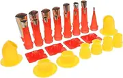 WHAMVOX 1 Set Grout Sealer Applicator and Caulk Tool Kit with Base and Protective Cover Versatile Nozzle for Shower Sink and Waterproofing Projects for DIY and Professional Use