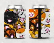 Cat Stubby Holder Can Cooler