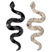 Set of 2 Snake Wall Decortion Witchy Desk Ornaments Frame Wall Hanging Gift