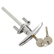 Easy to Use Garage Door Lock T Handle Comes with 2 Keys for Added Convenience