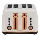Morphy Richards Ascend 4 Slice Bread Toaster Home/Kitchen Rose Gold White