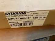 10 LOT Sylvania QTP2X32T8/UNV-ISN-SC-B 2 Lamp Instant Start Fluorescent Ballast