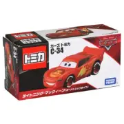 Takara Tomy Cars Tomica C-34 Lightning McQueen Road Trip Type Disney Mini Car
