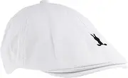 [GAXIRE] Striated Beret Hat for Cute Rabbit Design Lightweight and Skin Friendly for All Seasons for Outdoor Activities and Daily Wear White