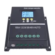 100A 12V 24V 36V 48V MPPT Solar Controller LCD Solar Panel Regulator