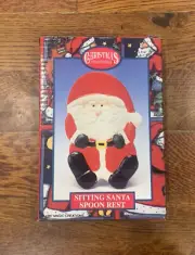Vintage Magic Creations Christmas Collectible Sitting Santa Spoon Rest