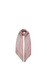 在飛比找ZALORA購物網優惠-Pink Hexa Satin Square Scarf