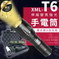 在飛比找momo購物網優惠-【捕夢網】T6強光手電筒(手電筒 led手電筒 腳踏車燈 迷