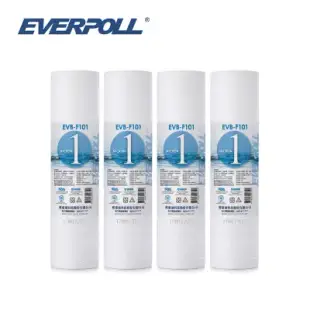 【EVERPOLL】10英吋1微米PP濾芯 / EVB-F101 (4支入)