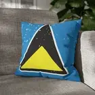CUSHION COVER PILLOW CASE|ST LUCIA COUNTRY FLAG