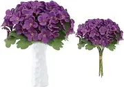 astylishome Faux Flowers Artificial Cymbidium Orchid Flower Elegant Fake Plant Decorative for Ceremony Home Wedding Garden Festival Indoor Outdoor Decoration Purple 1706