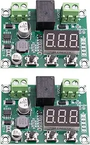 xioaue 6V-80V Battery DC Voltage Protection Module High Voltage Undervoltage Low Power Disconnect Output Protection Board 2Pcs