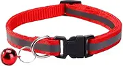 Pet Collars for Dogs - Reflective Dog Collar with Bell - Chew-Proof Lightweight Pet Supplies for Training Daily Walks Outdoor Activities Nighttime Safety