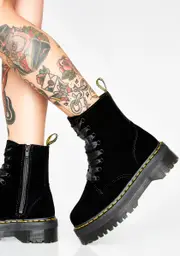 [Dr. Martens] Jadon Velvet Boots
