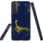 For Samsung Galaxy S22 Case, Armour Cover, Scorpio Drawing