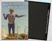 Dallas Texas Big Tex Handmade 3.25" x 2.25" Fridge Magnet (PMD10018)