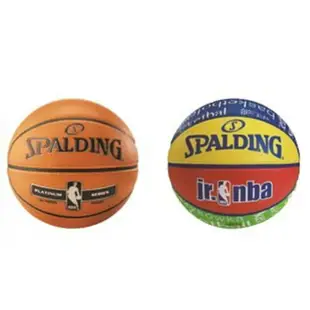 【SPALDING】 斯伯丁 NBA Jr. 兒童球系列 籃球 /個 銀 SPA83568、彩色 SPA83047