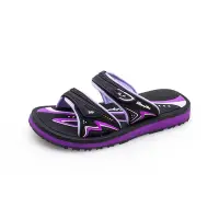 在飛比找Yahoo奇摩購物中心優惠-G.P高彈性舒適雙帶拖鞋-紫色 G1535W GP 拖鞋 室