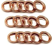 Copper Crush Washer Oil Drain Plug 12mm, 20PCS, Fit for Nissan 350z, Rogue, G35, G37
