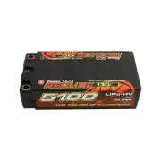 Gens Ace 2S Redline 5100mAh 7.6V 130C Shorty Hardcase/5mm bullet HV LiPo Batter