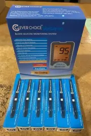 Clever Choice Voice HD Blood Glucose Monitor plus 6 Lancing Devices Kit