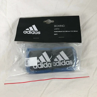 Adidas Boxing adiBP03 Blue Hand Wrap Soft 2" X 138" Crepe Bandage New