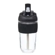 Kuvings Large Reusable Glass/Silicone Travel Coffee Cup Mug - 540ml - Black
